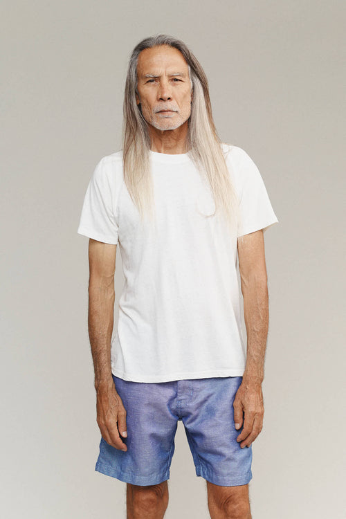 Tydes Short | Jungmaven Hemp Clothing & Accessories / model_desc: Martial is 6’2” wearing Medium