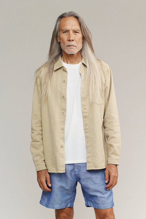 Topanga Shirt | Jungmaven Hemp Clothing & Accessories / model_desc: Martial is 6’2” wearing Large