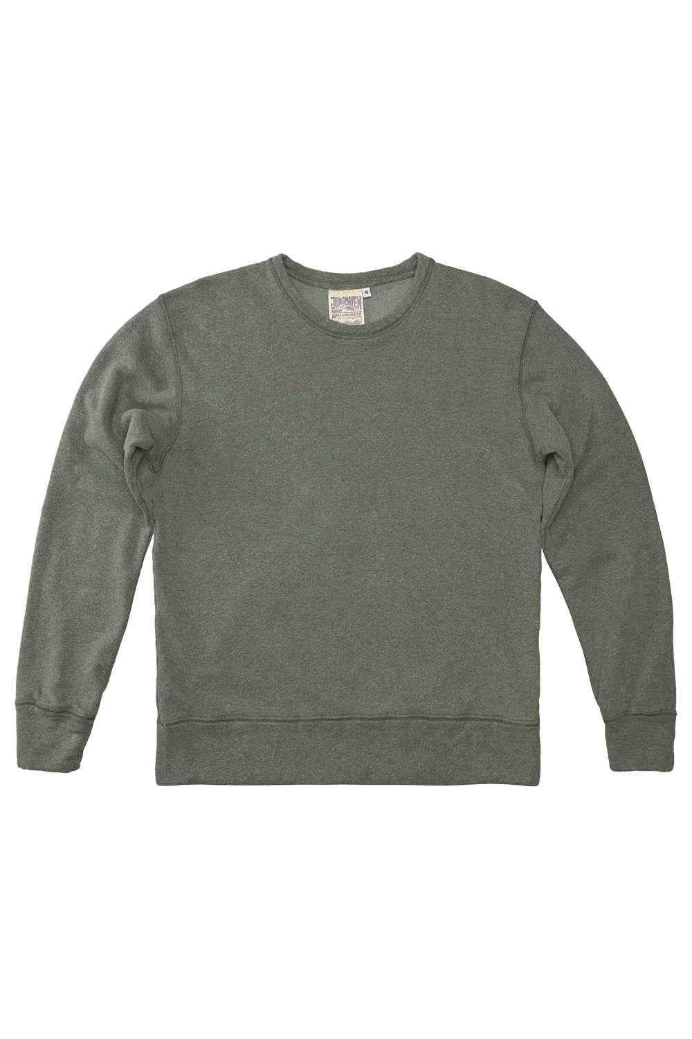 Heathered Tahoe Sweatshirt | Jungmaven Hemp Clothing & Accessories / Color: Olive Green