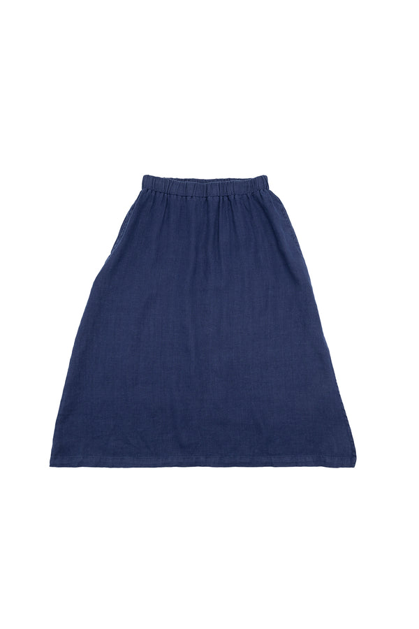 Tennessee Skirt | Jungmaven Hemp Clothing & Accessories / Color: Deep Indigo