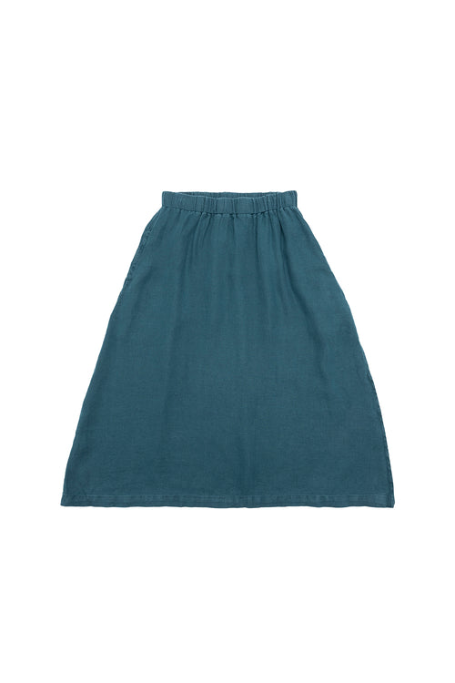 Tennessee Skirt | Jungmaven Hemp Clothing & Accessories / Color: Deep Teal