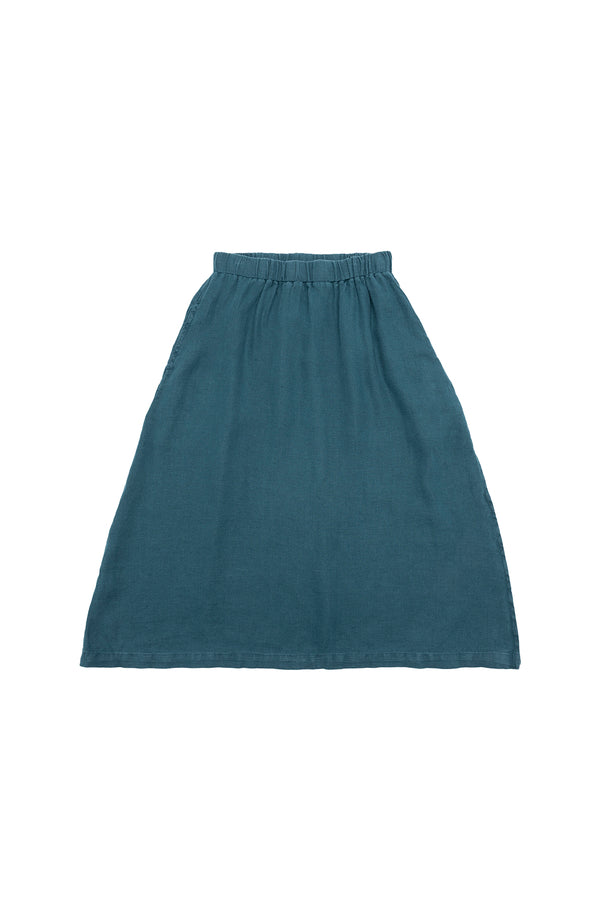 Tennessee Skirt | Jungmaven Hemp Clothing & Accessories / Color: Deep Teal