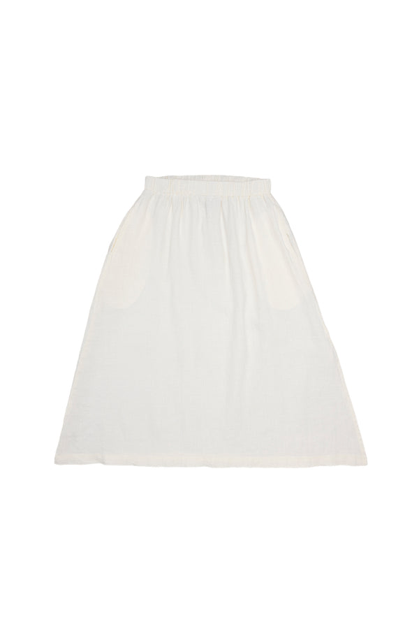 Tennessee Skirt | Jungmaven Hemp Clothing & Accessories / Color: Washed White