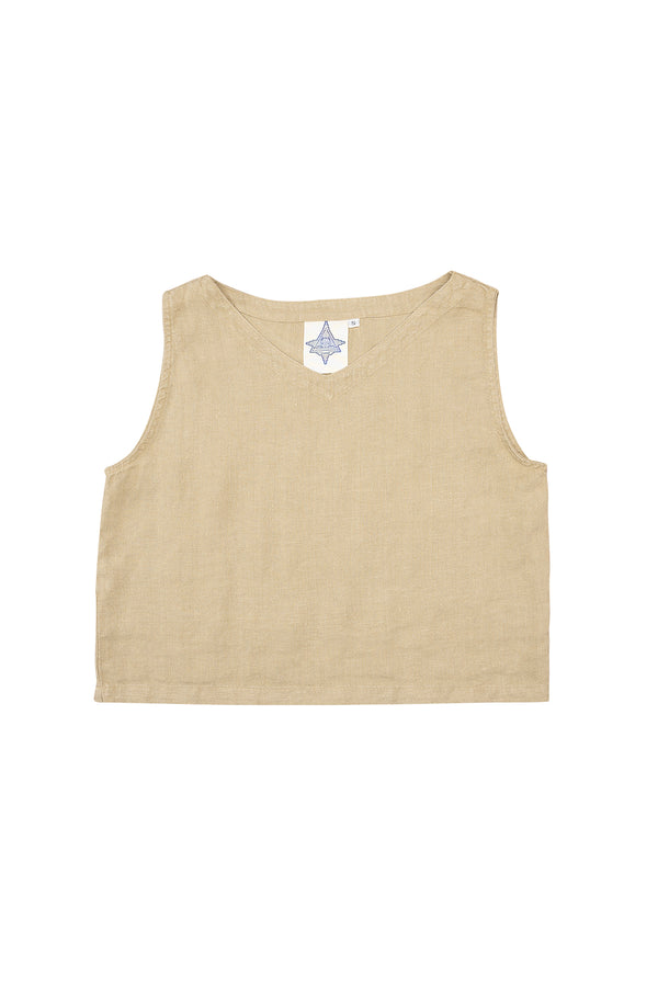 Teton 100% Hemp Tank | Jungmaven Hemp Clothing & Accessories / Color: Desert Khaki