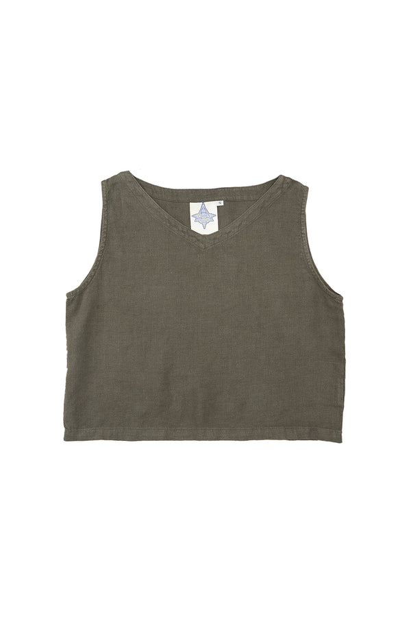Teton 100% Hemp Tank | Jungmaven Hemp Clothing & Accessories / Color: Olive Green