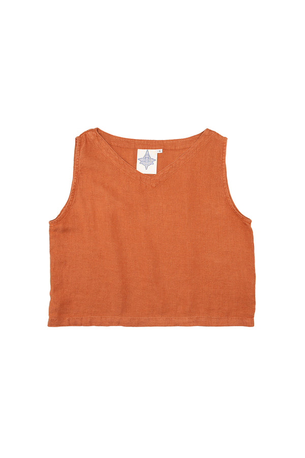 Teton 100% Hemp Tank | Jungmaven Hemp Clothing & Accessories / Color: Pumpkin Spice