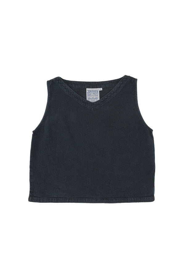 Teton Summer Denim Tank | Jungmaven Hemp Clothing & Accessories / Color: Black Indigo