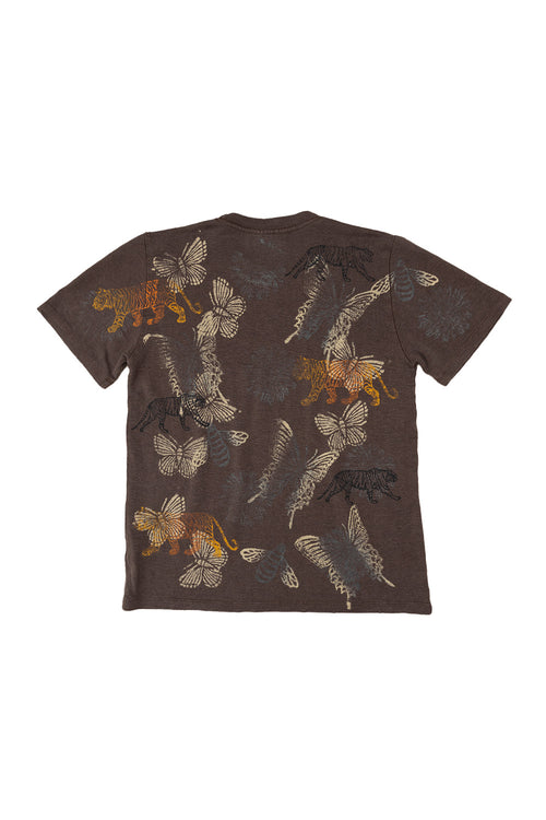 Tiger + Moth Mana Tee | Jungmaven Hemp Clothing & Accessories / model_desc: Back in Coffee Bean