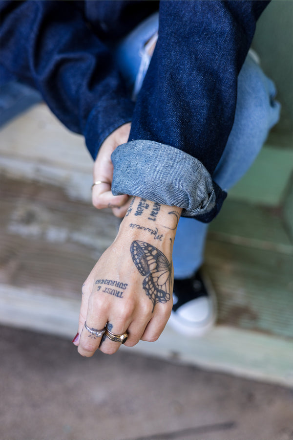 Denim Topanga Shirt | Jungmaven Hemp Clothing & Accessories / Color: