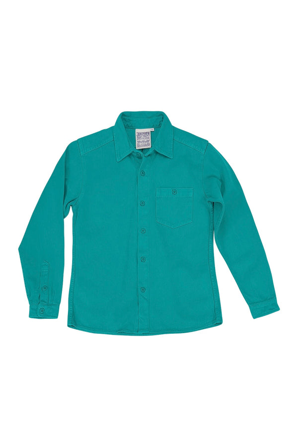 Topanga Shirt - Sale Colors | Jungmaven Hemp Clothing & Accessories / Color: Teal