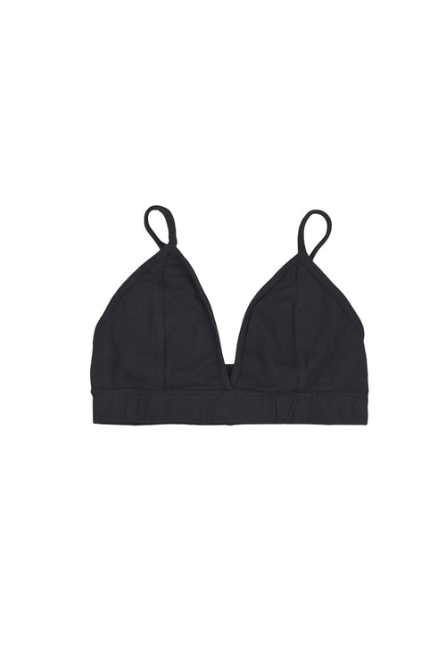 Triangle Bra | Jungmaven Hemp Clothing & Accessories / Color: Black