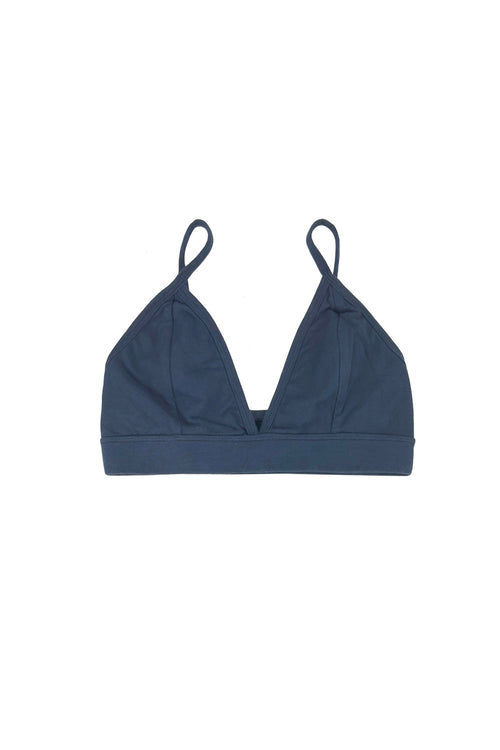 Triangle Bra | Jungmaven Hemp Clothing & Accessories / Color: Navy