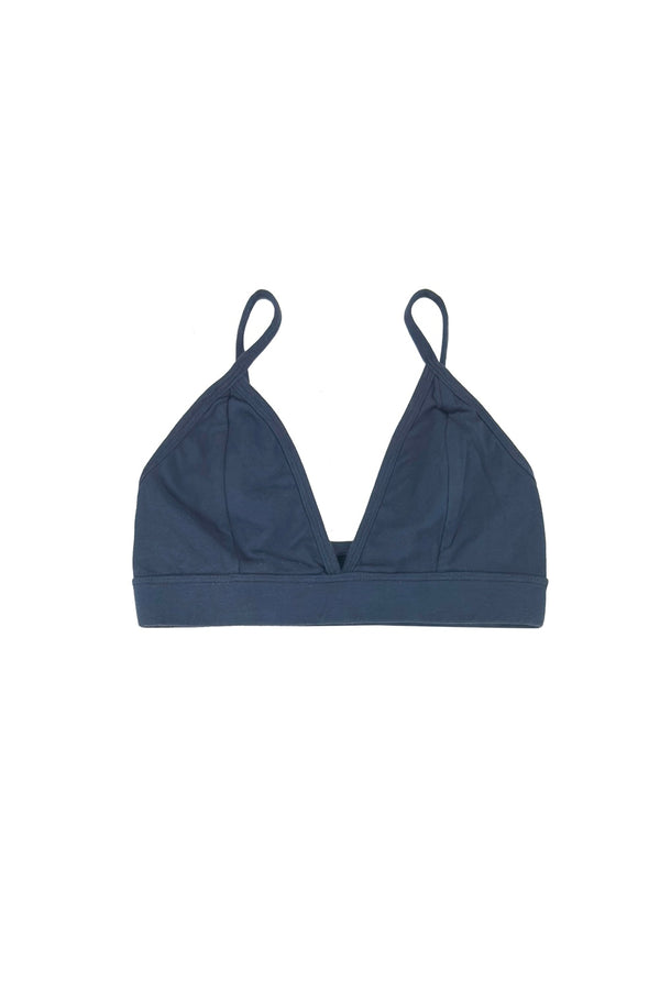 Triangle Bra | Jungmaven Hemp Clothing & Accessories / Color: Navy