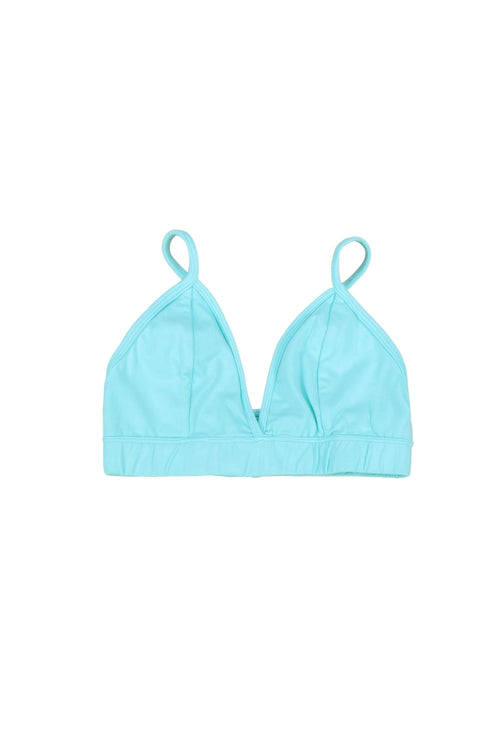 Triangle Bra - Sale Colors | Jungmaven Hemp Clothing & Accessories / Color: Oasis Blue