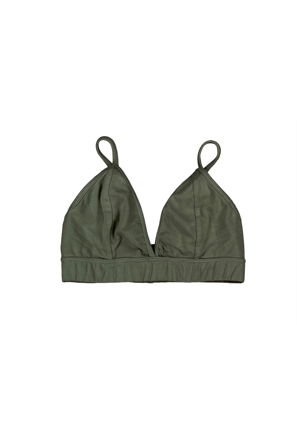 Triangle Bra | Jungmaven Hemp Clothing & Accessories / Color: Olive Green