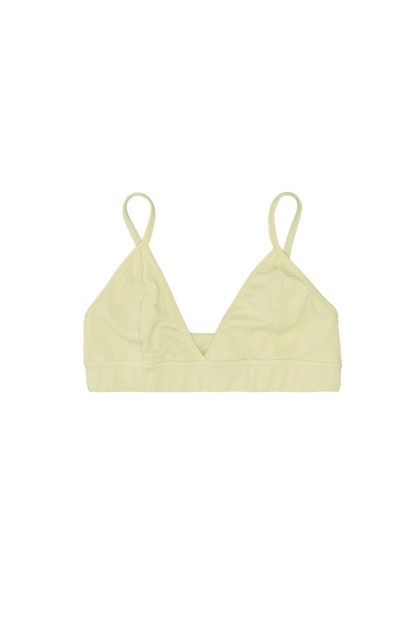 Triangle Bra | Jungmaven Hemp Clothing & Accessories / Color: Sunbleached Yellow
