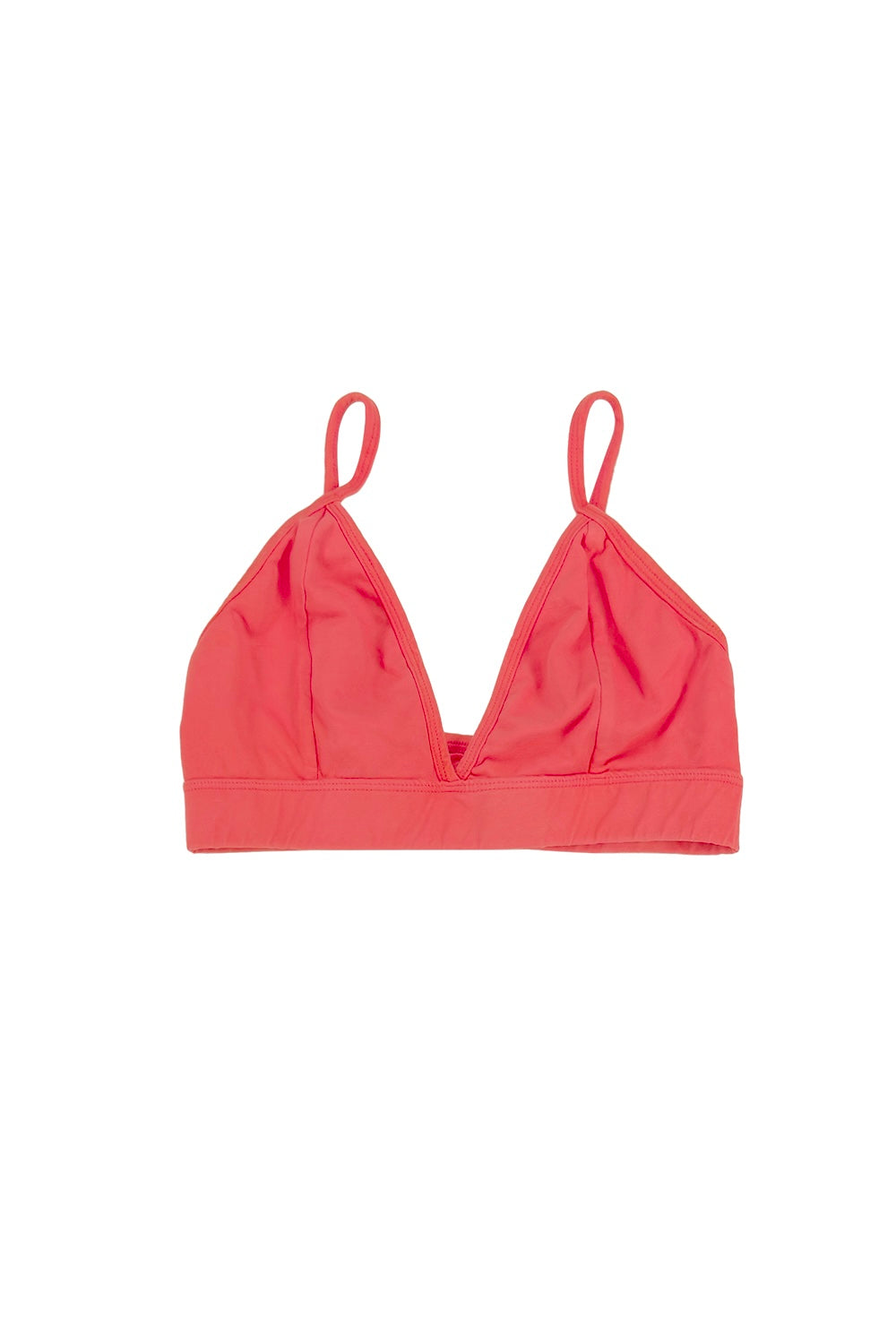 Triangle Bra | Jungmaven Hemp Clothing & Accessories / Color: Sunset Coral