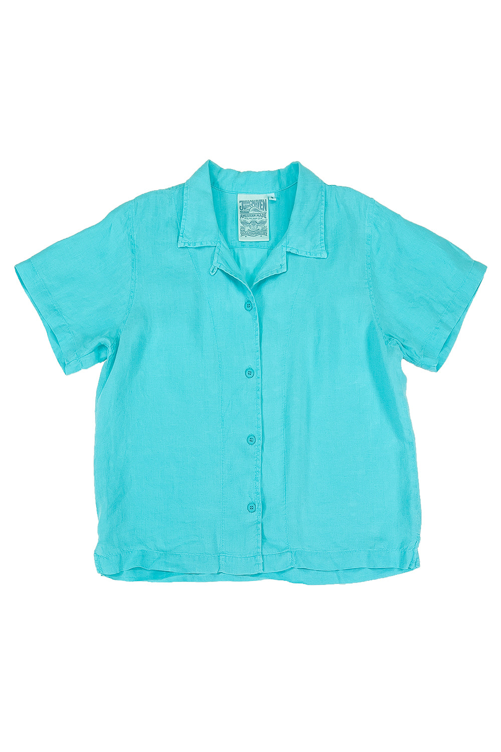 Tucson Shirt | Jungmaven Hemp Clothing & Accessories / Color: Caribbean Blue