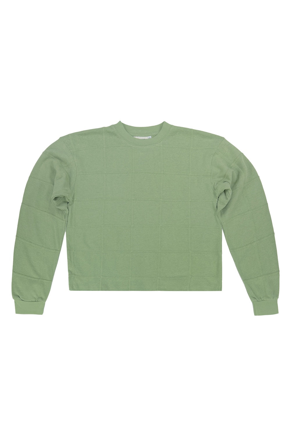 Upcycled Cropped Long Sleeve | Jungmaven Hemp Clothing & Accessories / Color: Pistachio