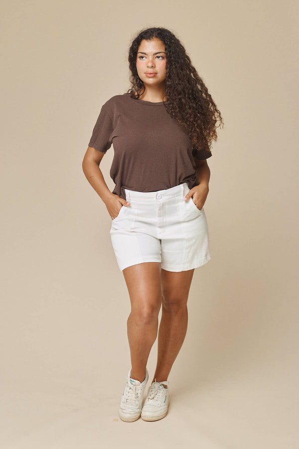 Venice Short | Jungmaven Hemp Clothing & Accessories / model_desc: Nikki is 5’2” wearing M