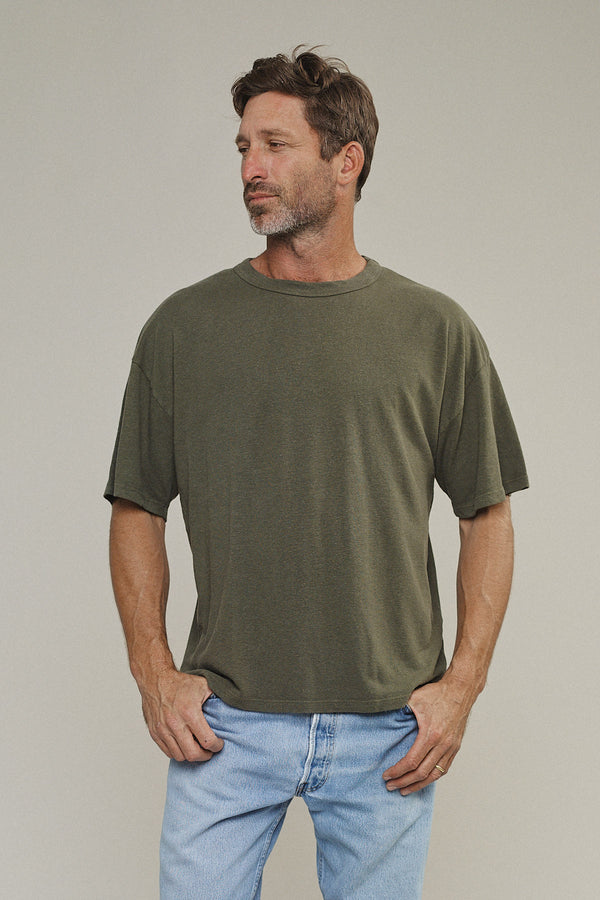 Vernon Oversized Tee | Jungmaven Hemp Clothing & Accessories / model_desc: Bryan is 6’1” wearing M