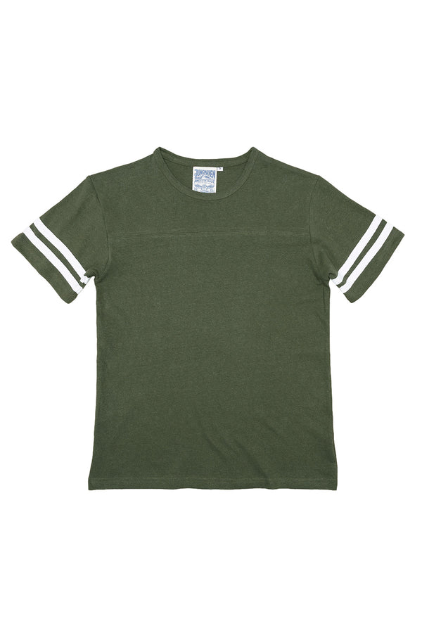 Varsity Tee | Jungmaven Hemp Clothing & Accessories / Color: Olive Green
