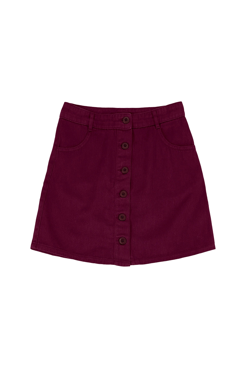 Vassar Skirt | Jungmaven Hemp Clothing & Accessories / Color: Burgundy