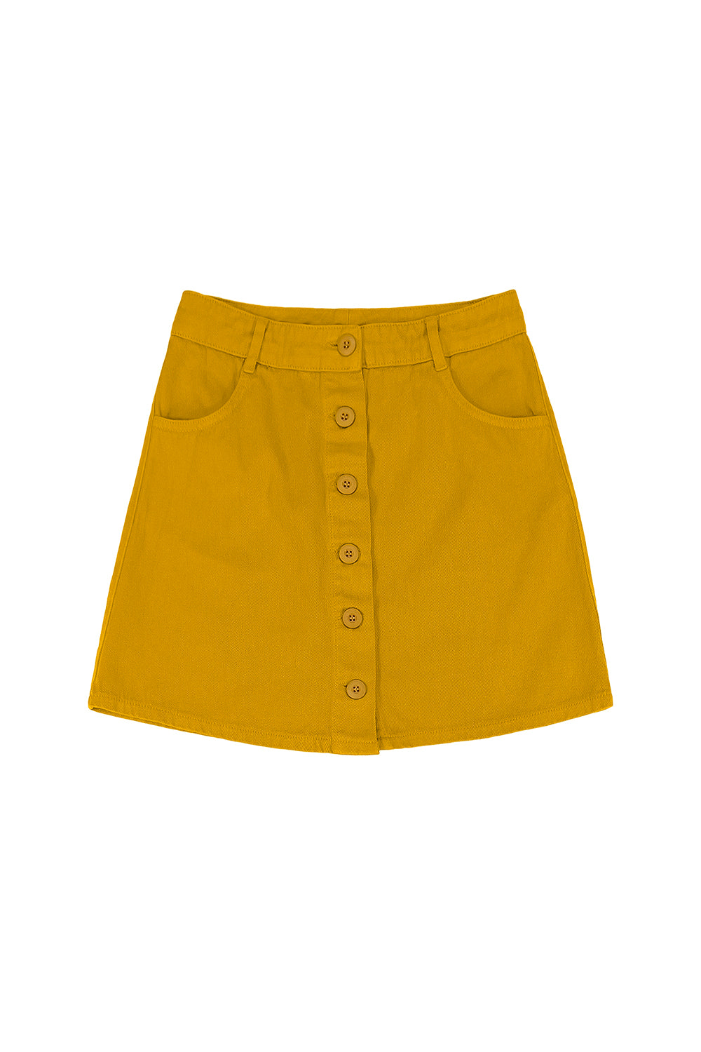 Vassar Skirt | Jungmaven Hemp Clothing & Accessories / Color: Spicy Mustard