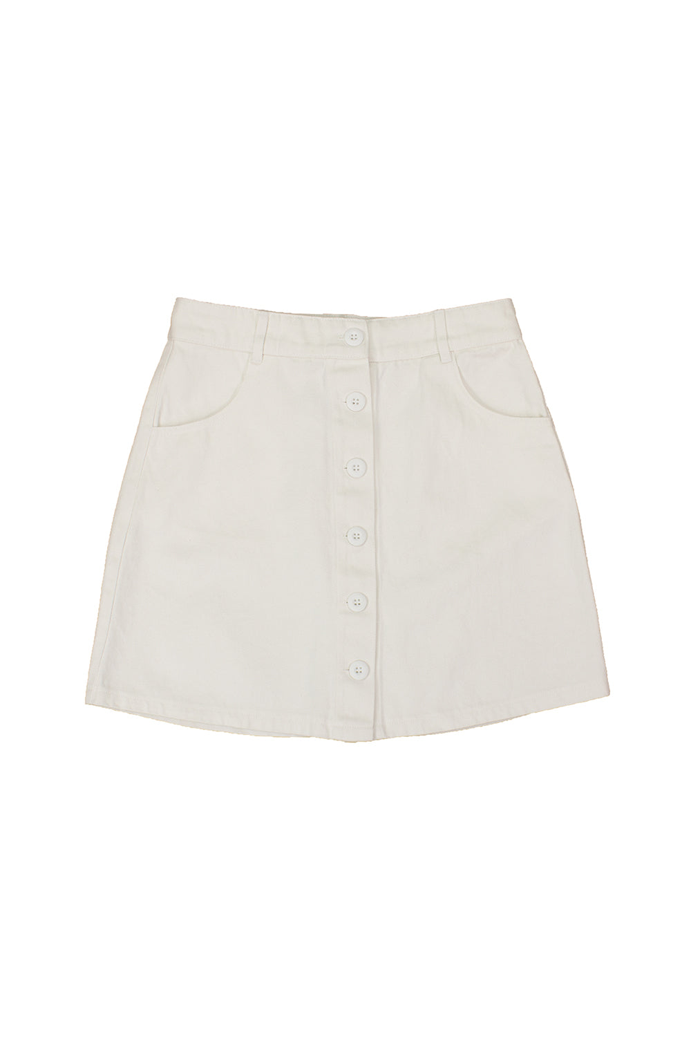 Vassar Skirt | Jungmaven Hemp Clothing & Accessories / Color: Washed White