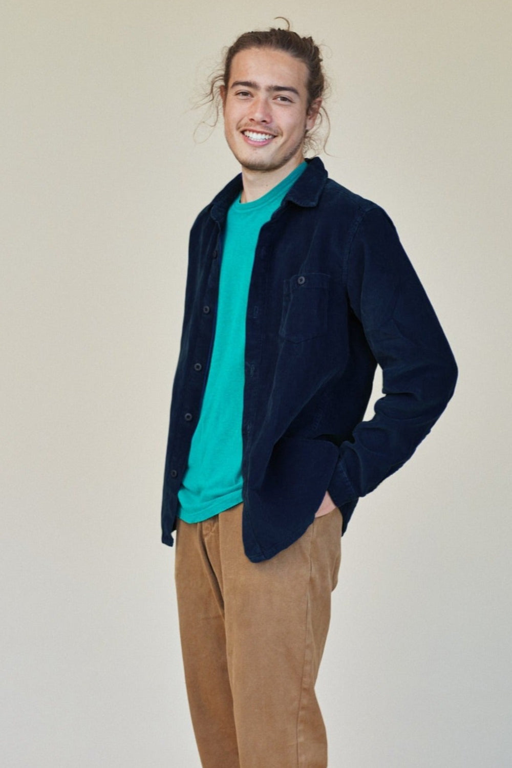 Ventura Shirt | Jungmaven Hemp Clothing & Accessories / model_desc: Conrad is 6’1” wearing L