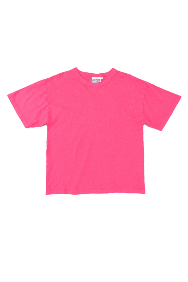 Vernon Oversized Tee | Jungmaven Hemp Clothing & Accessories / Color: Electric Fuchsia