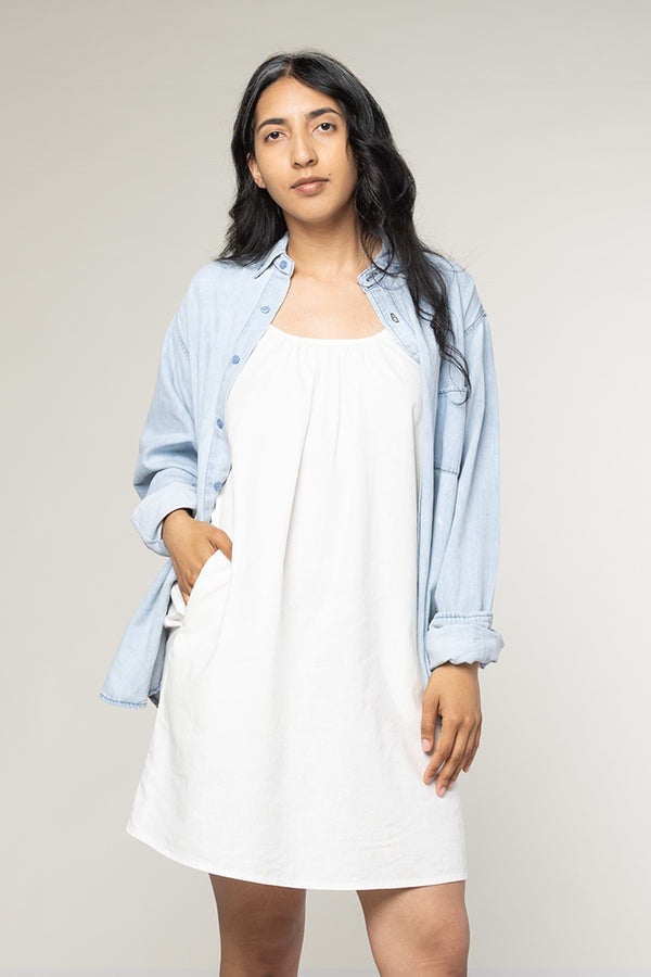 jungmaven beach dress Heathered Hermosa Dress | Jungmaven Hemp Clothing & Accessories