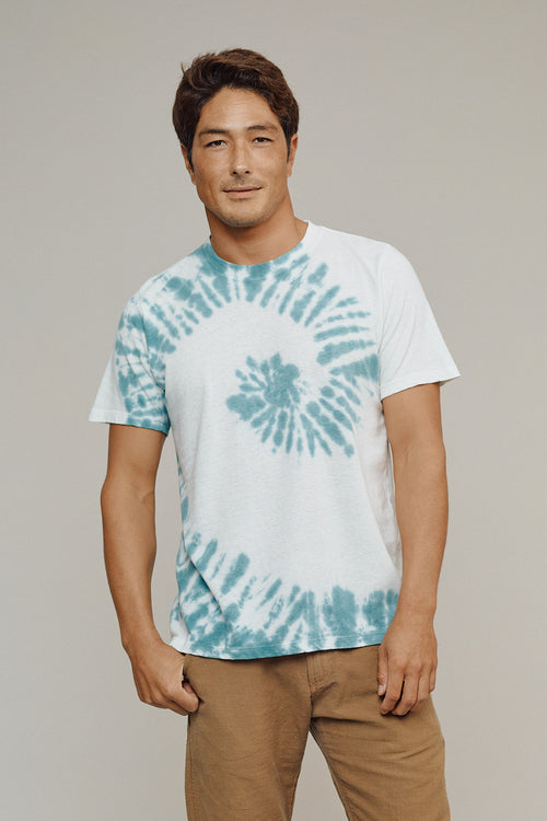 Wave Jung Tee | Jungmaven Hemp Clothing & Accessories / model_desc: Jeff is 5’10” wearing Medium