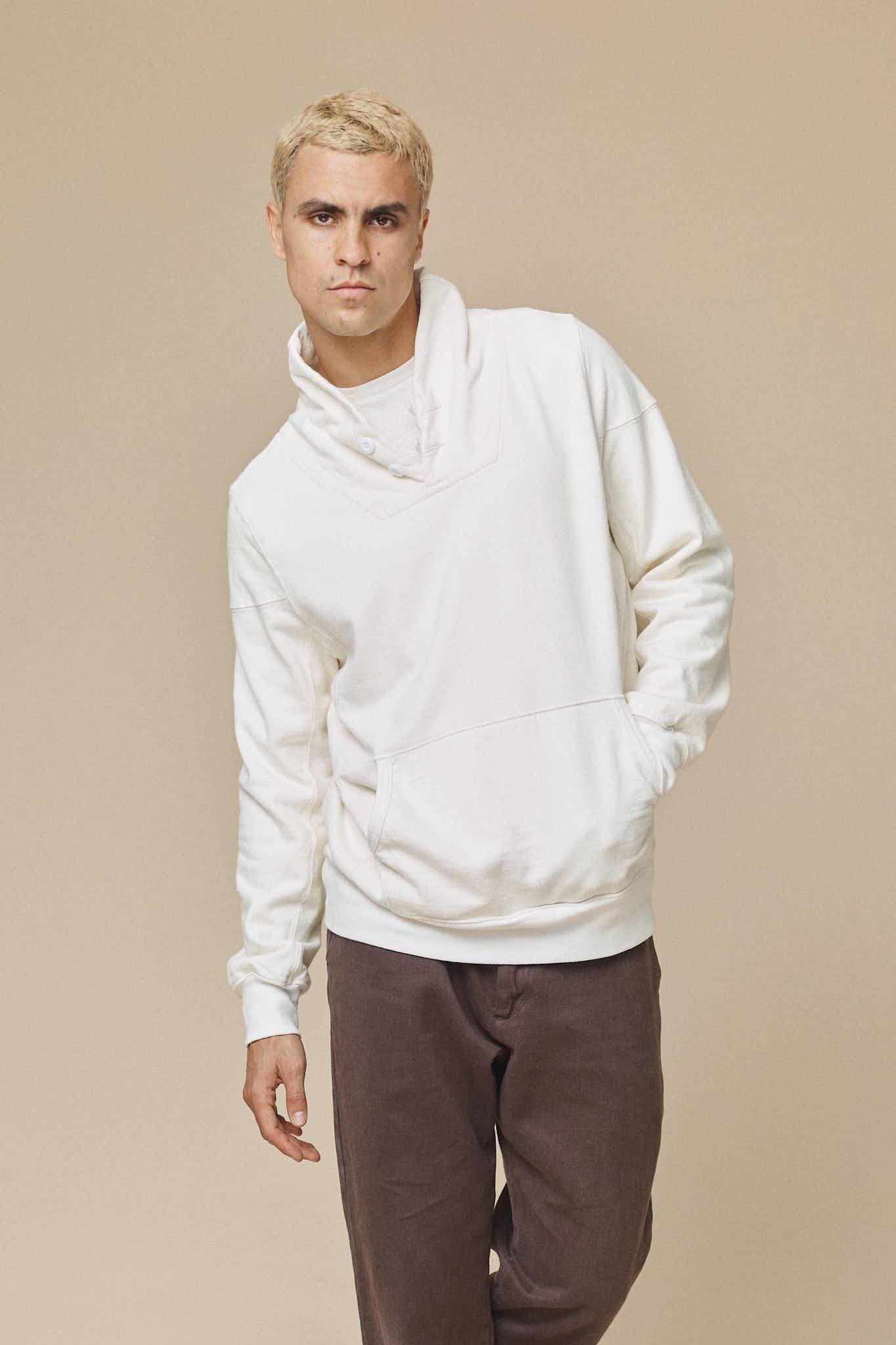Whittier Sweatshirt | Jungmaven Hemp Clothing & Accessories / model_desc: Shen is 6’2” wearing XL