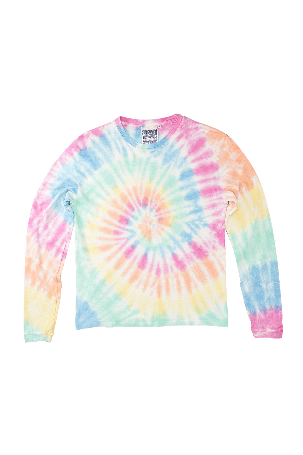 Wave Baja Long Sleeve | Jungmaven Hemp Clothing & Accessories / Color: Rainbow