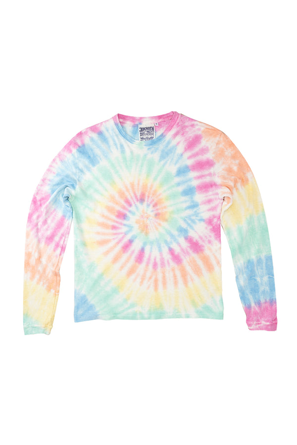 Wave Baja Long Sleeve | Jungmaven Hemp Clothing & Accessories / Color: Rainbow