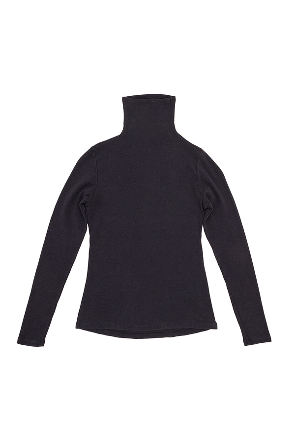 Whidbey Turtleneck | Jungmaven Hemp Clothing & Accessories / Color: Black