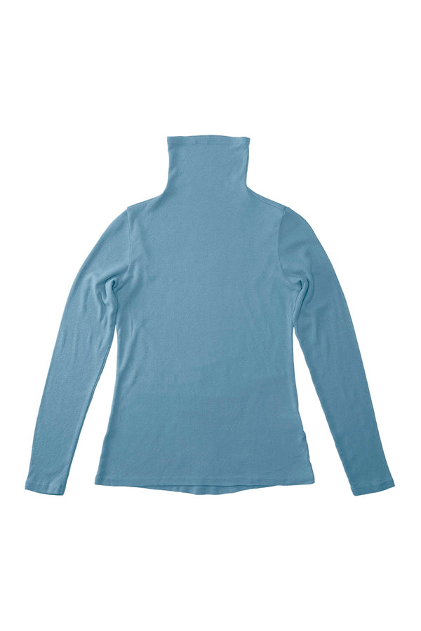 Whidbey Turtleneck | Jungmaven Hemp Clothing & Accessories / Color: Blue Heaven