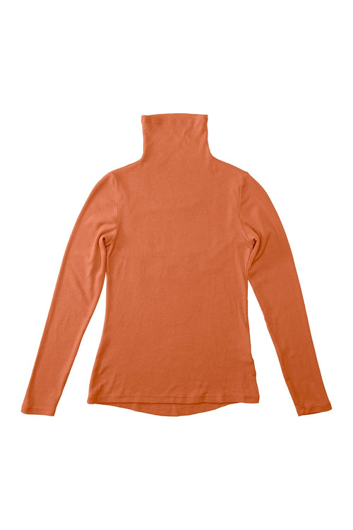 Whidbey Turtleneck - Sale Colors | Jungmaven Hemp Clothing & Accessories / Color: Burnt Orange