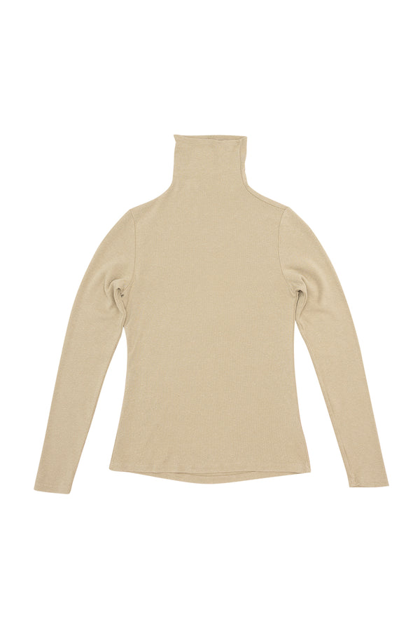 Whidbey Turtleneck | Jungmaven Hemp Clothing & Accessories / Color: Desert Khaki