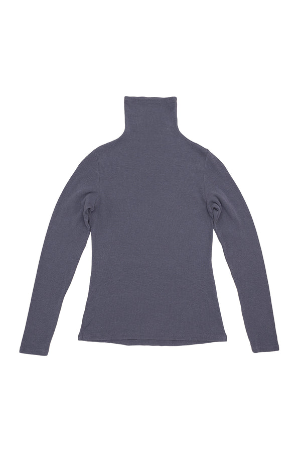 Whidbey Turtleneck | Jungmaven Hemp Clothing & Accessories / Color: Diesel Gray