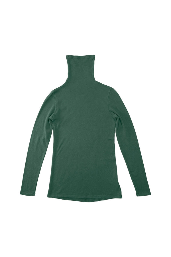 Whidbey Turtleneck | Jungmaven Hemp Clothing & Accessories / Color: Hunter Green