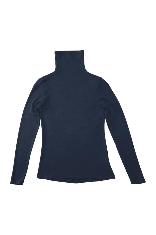 Whidbey Turtleneck | Jungmaven Hemp Clothing & Accessories / Color: Navy