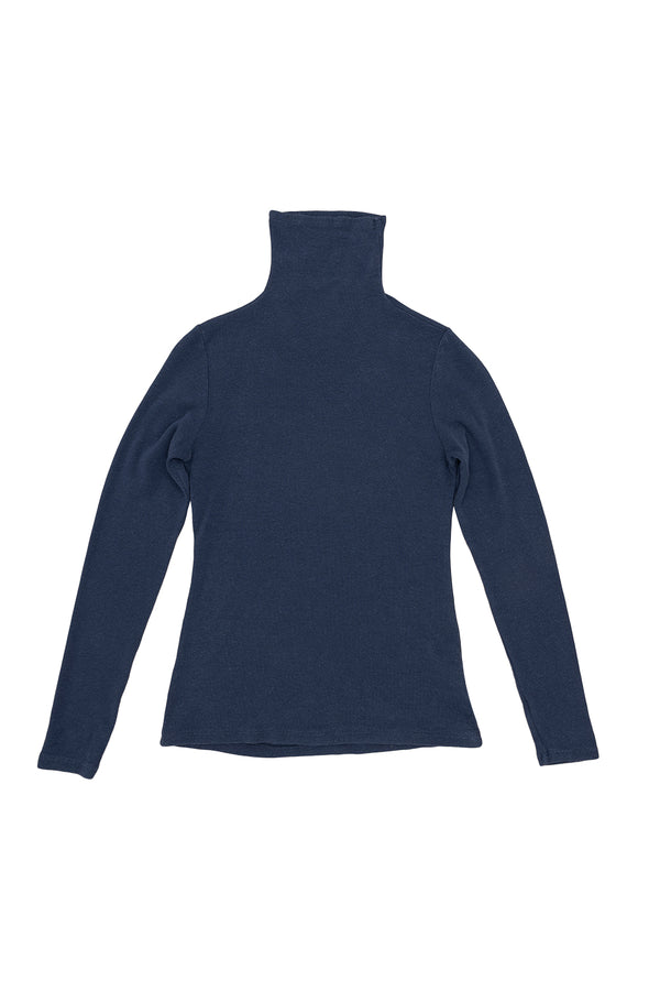 Whidbey Turtleneck | Jungmaven Hemp Clothing & Accessories / Color: Navy