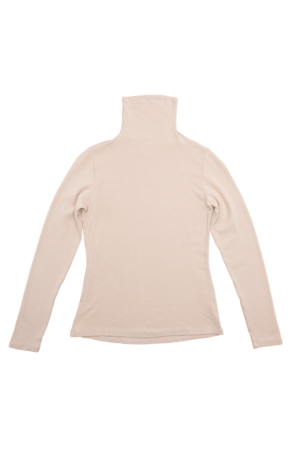 Whidbey Turtleneck | Jungmaven Hemp Clothing & Accessories / Color: Stucco Beige