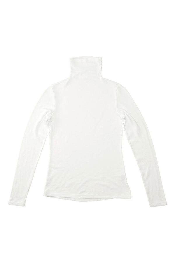 Whidbey Turtleneck | Jungmaven Hemp Clothing & Accessories / Color: Washed White