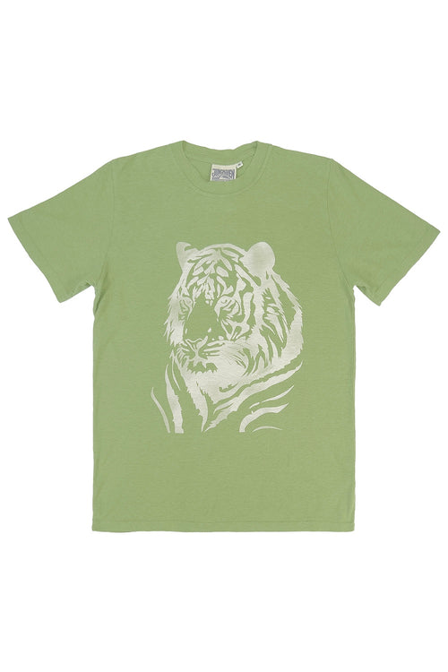 Tiger Jung Tee | Jungmaven Hemp Clothing & Accessories / Color: Dark Matcha