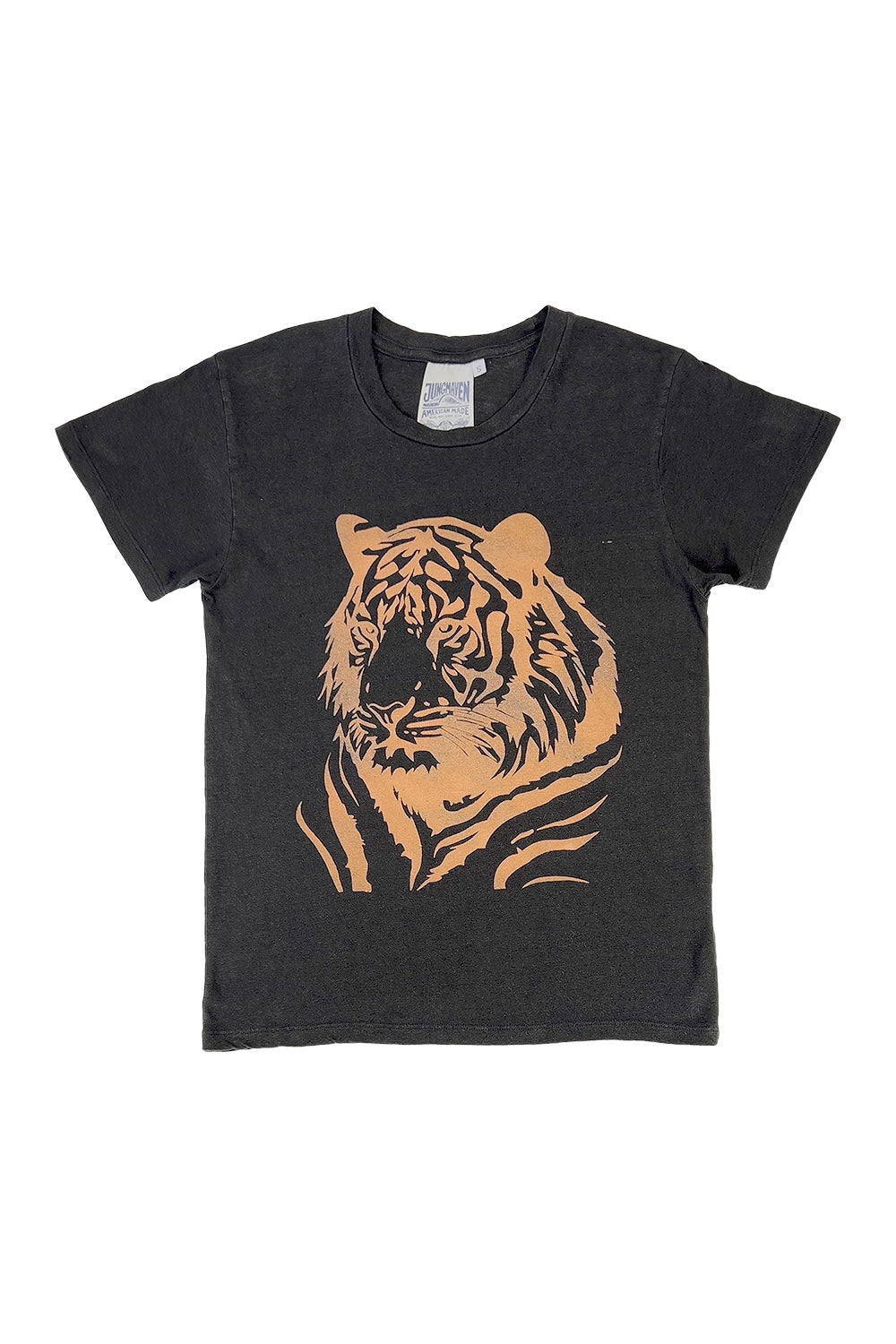 Tiger Lorel Tee | Jungmaven Hemp Clothing & Accessories / Color: Black