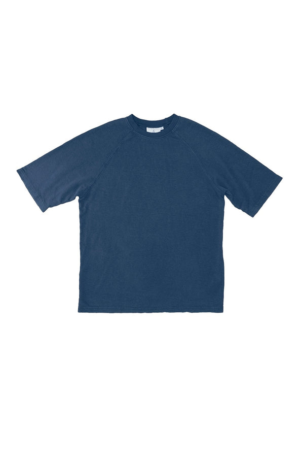 Woodstock Raglan Tee | Jungmaven Hemp Clothing & Accessories / Color: Deep Indigo