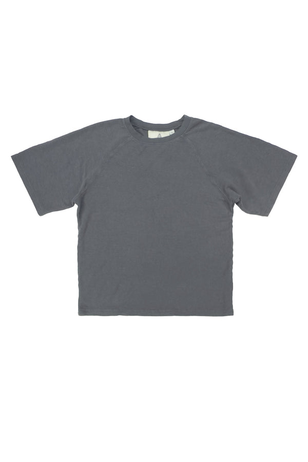 Woodstock Raglan Tee | Jungmaven Hemp Clothing & Accessories / Color: Diesel Gray